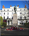 SP3165 : Leamington War Memorial the day after Armistice Day, 2013 by Robin Stott