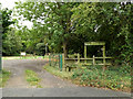 TM0856 : Entrance to Fen Alder Carr Nature Reserve by Geographer