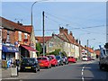 SK9857 : Navenby Village High Street by David Dixon