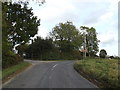 TM1461 : Debenham Road at Topthorn Equestrian Centre by Geographer