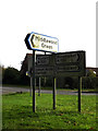 TM0959 : Roadsigns on the A1120 by Geographer