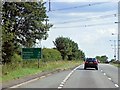 SK9231 : Power Lines Crossing the A1 near Little Ponton by David Dixon