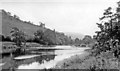  : Downstream on River Wye, south of Builth Wells 1949 by Ben Brooksbank