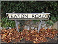 TG2106 : Eaton Road sign by Geographer