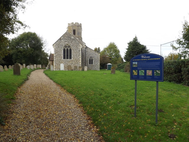 St.Peter's Church & sign