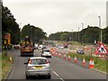 SK5535 : Clifton Lane Widening Work, August 2014 by David Dixon