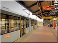 SJ8297 : Airport Tram at Cornbrook by David Dixon