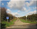 SX3766 : No through road, Viverdon Down by Derek Harper