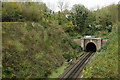 TQ2954 : Tunnel at Merstham by Peter Trimming