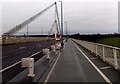 ST5491 : Across Wye Bridge towards Chepstow by Jaggery