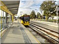 SJ8292 : Metrolink Airport Line, Barlow Moor Road Tram Stop by David Dixon