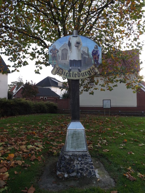 Dickleburgh Village sign