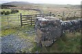 NR4068 : Old gatepost, near Auchnaclach, Islay by Becky Williamson