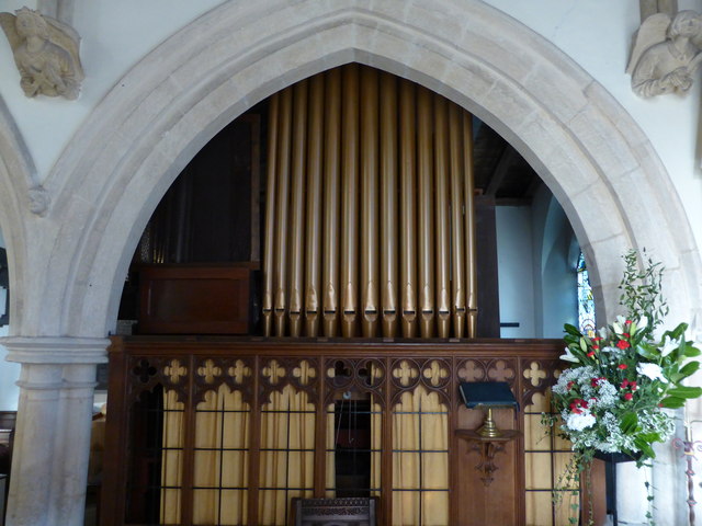 Church of St Mary:  Organ pipes