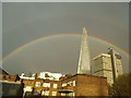 TQ3280 : Double rainbow over the Shard by Stephen Craven