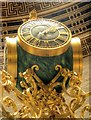 SJ8397 : Ornate Clock, Manchester Central Library Reading Room by David Dixon