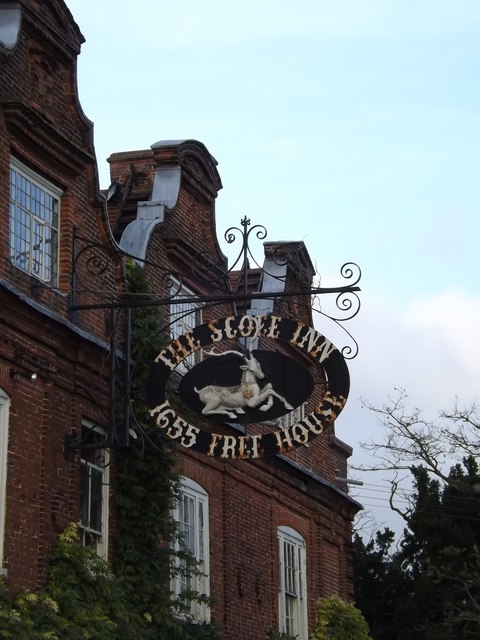 The Scole Inn Public House sign