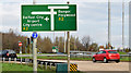 J3876 : Direction sign, Tillysburn, Belfast (November 2014) by Albert Bridge