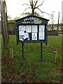 TM1178 : Palgrave Village Notice Board by Geographer