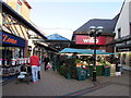 SO2914 : Fruit & veg stall in Cibi Walk Abergavenny by Jaggery