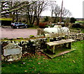 SO5209 : Golden Jubilee Bench at the edge of Penallt Village Green by Jaggery