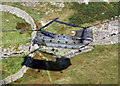 NY3211 : A Chinook helicopter (Bravo November) in the Pass of Dunmail Raise by Walter Baxter