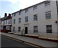 SM9515 : Upper Market Street late 20th century flats, Haverfordwest by Jaggery