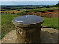 SK7511 : Toposcope at the Burrough Hill Iron Age Hillfort by Mat Fascione