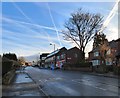 SJ9596 : Contrails over Talbot Road by Gerald England