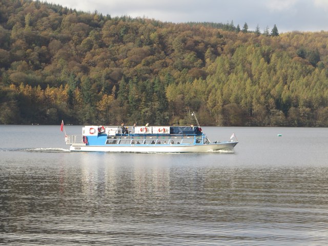 Tourist launch on Windermere