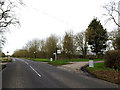 TM2664 : B1119 Saxtead Road, Saxtead by Geographer