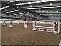 SJ6453 : Reaseheath Equestrian Centre: indoor arena by Jonathan Hutchins