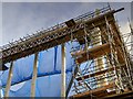 SJ8399 : New Roof Construction, Manchester Victoria Station by David Dixon