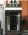 SP3165 : Cast-ironwork on a porch, Church Hill, Leamington by Robin Stott