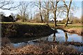 SO8742 : Moat at Earl's Croome by Philip Halling