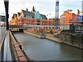 SJ8498 : The court from the canal by Gerald England