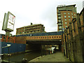 SJ8397 : Road bridge over the Rochdale Canal in Manchester by Stephen Craven