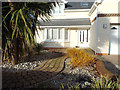 SX9575 : Landscaping, new house frontage, Fordens Lane, Holcombe by Robin Stott