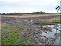 SE5528 : Field entrance on the western edge of Gateforth by Christine Johnstone