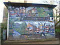 TQ2987 : Mural in Sunnyside Community Gardens by Marathon