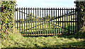 J3669 : Field gate, Lisnabreeny, Belfast - February 2015(1) by Albert Bridge