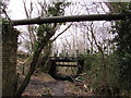 SN9902 : Pipelines and a road bridge in  Dare Valley Country Park by Jaggery