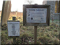 TL6964 : Wildlife sanctuary in Moulton church yard by Andy Parrett