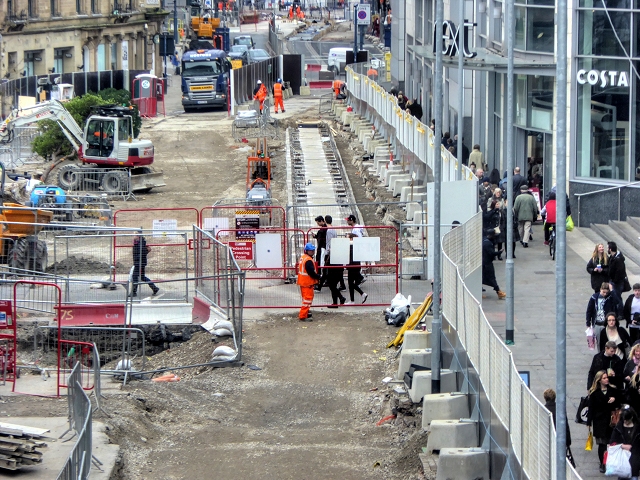 Exchange Square Metrolink Stop Construction (2CC)