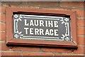 J3572 : Laurine Terrace name sign, Belfast (March 2015) by Albert Bridge