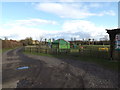 TM2972 : Children's Play Area at Laxfield Recreation Ground by Geographer