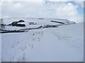 SD7992 : The Pennine Bridleway approaching the Moorcock Inn by Christine Johnstone