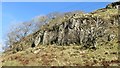 NM4540 : Basalt crag by Richard Webb