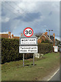 TM0776 : Wortham Village Name sign by Geographer