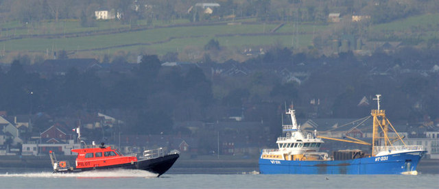 New pilot boat, Belfast Lough (March 2015)